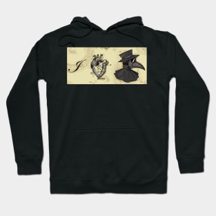 I heart Plague Doctors 3 Hoodie